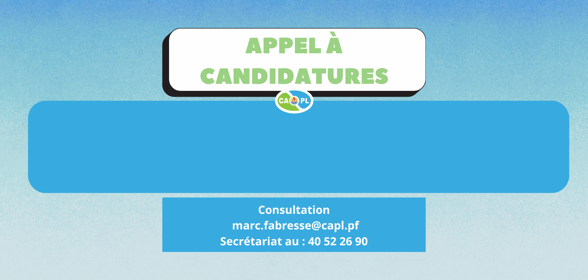 Appel à candidatures – Gardiennage CAPL 2026 | CAPL